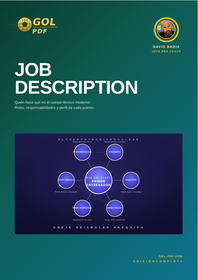 Job description del cuerpo técnico