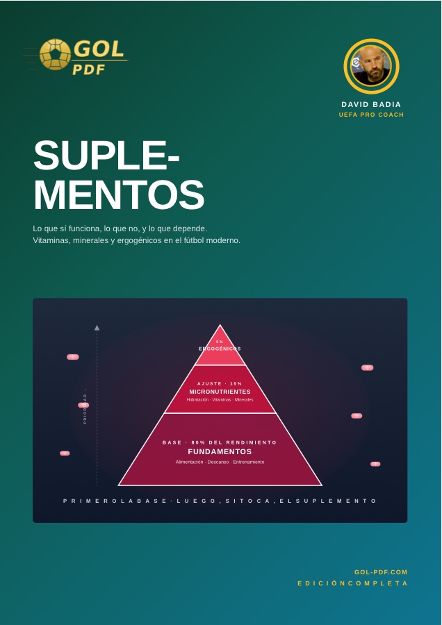 Suplementos en el fútbol